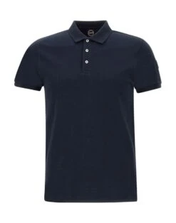COLMAR Stretch Piqué Cotton Polo Shirt | Poloshirt Blau Herren