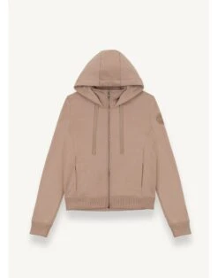 COLMAR Glitter Logo Full Zip Sweatshirt | Jacke Beige Damen