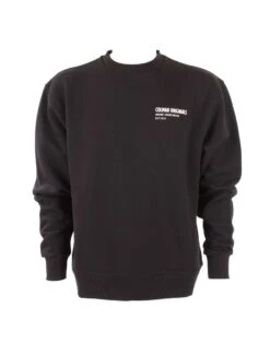 COLMAR Cotton Crew-neck Sweatshirt With 3D Writing | Sweatshirt Schwarz Herren