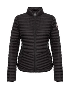 COLMAR Autumn Down With Diagonal Quilting | Steppjacke Schwarz Damen