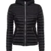 COLMAR Fitted Down Jacket With Hood | Mantel Schwarz Damen -Colmar 16245747hg 14 f