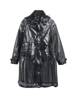 COLMAR LACQUER | Lange Jacke Marineblau Damen