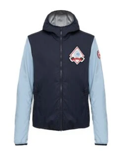 COLMAR Colour Block Varsity Cotton Jacket | Jacke Blau Herren