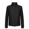 COLMAR Lightweight Jacket With Concealed Hood | Steppjacke Schwarz Herren