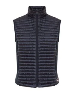 COLMAR Quilted Gilet On Front | Steppjacke Blau Damen
