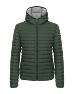 COLMAR Sporty Hooded Downjacket | Steppjacke Grün Herren